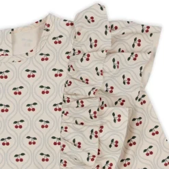 Konges Sløjd Manuca Badebluse Med Flaeser - Cherry Motif*Born Badebukser & Bluser