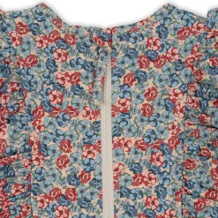 Konges Sløjd Manuca Badebluse Med Flaeser - Rosie Blue*Born Badebukser & Bluser