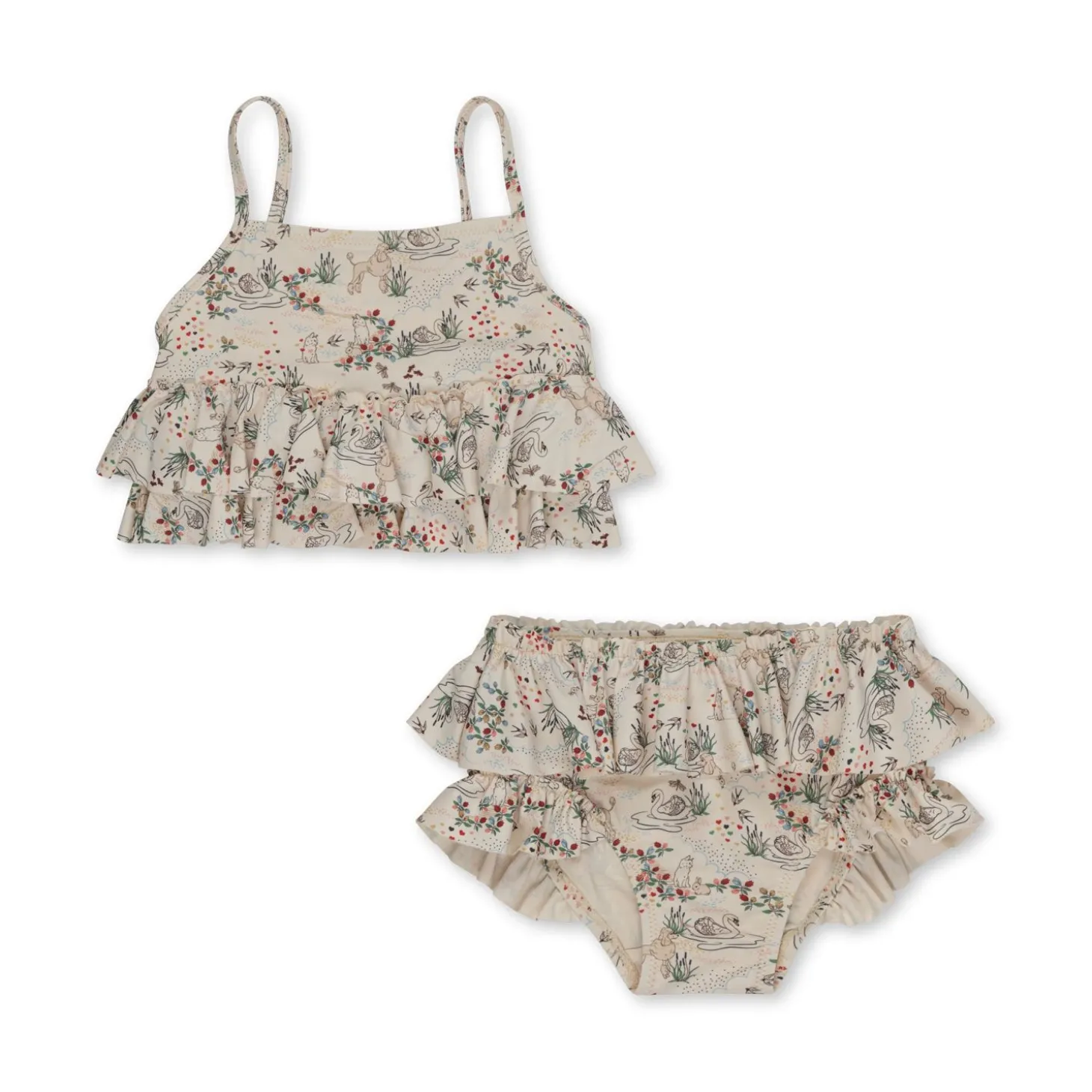 Konges Sløjd Manuca Bikini Med Flaeser - Mizumi*Born Badedragter & Bikinis