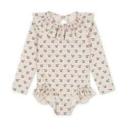 Konges Sløjd Manuca Ls Badedragt - Cherry Motif*Born Badedragter & Bikinis