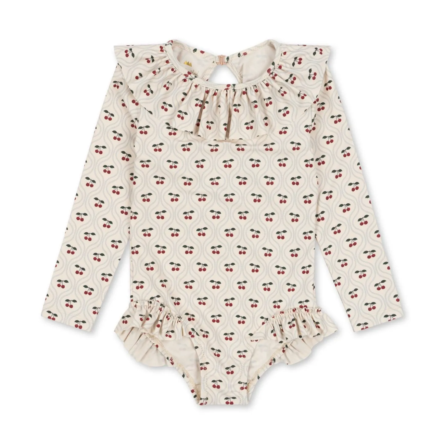 Konges Sløjd Manuca Ls Badedragt - Cherry Motif*Born Badedragter & Bikinis