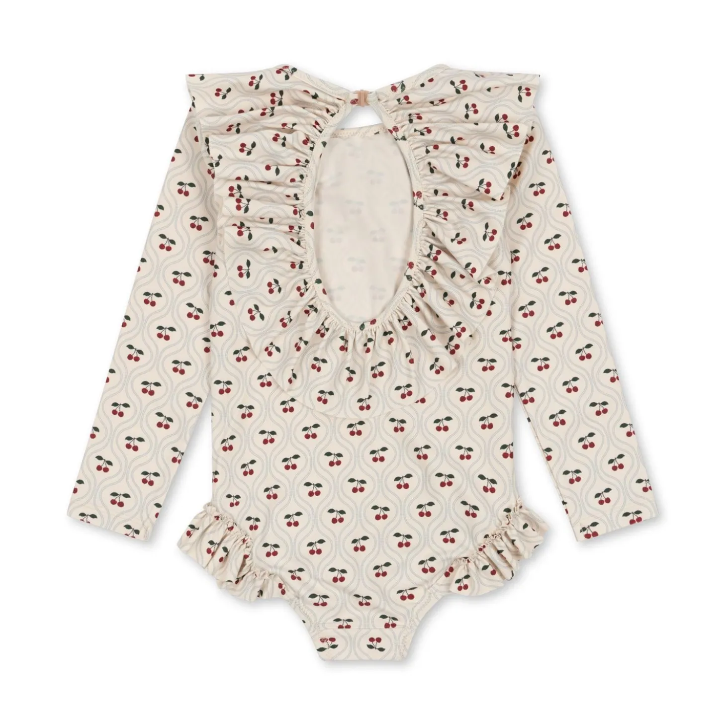 Konges Sløjd Manuca Ls Badedragt - Cherry Motif*Born Badedragter & Bikinis