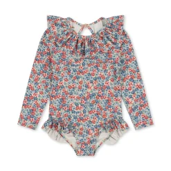 Konges Sløjd Manuca Ls Badedragt - Rosie Blue*Born Badedragter & Bikinis