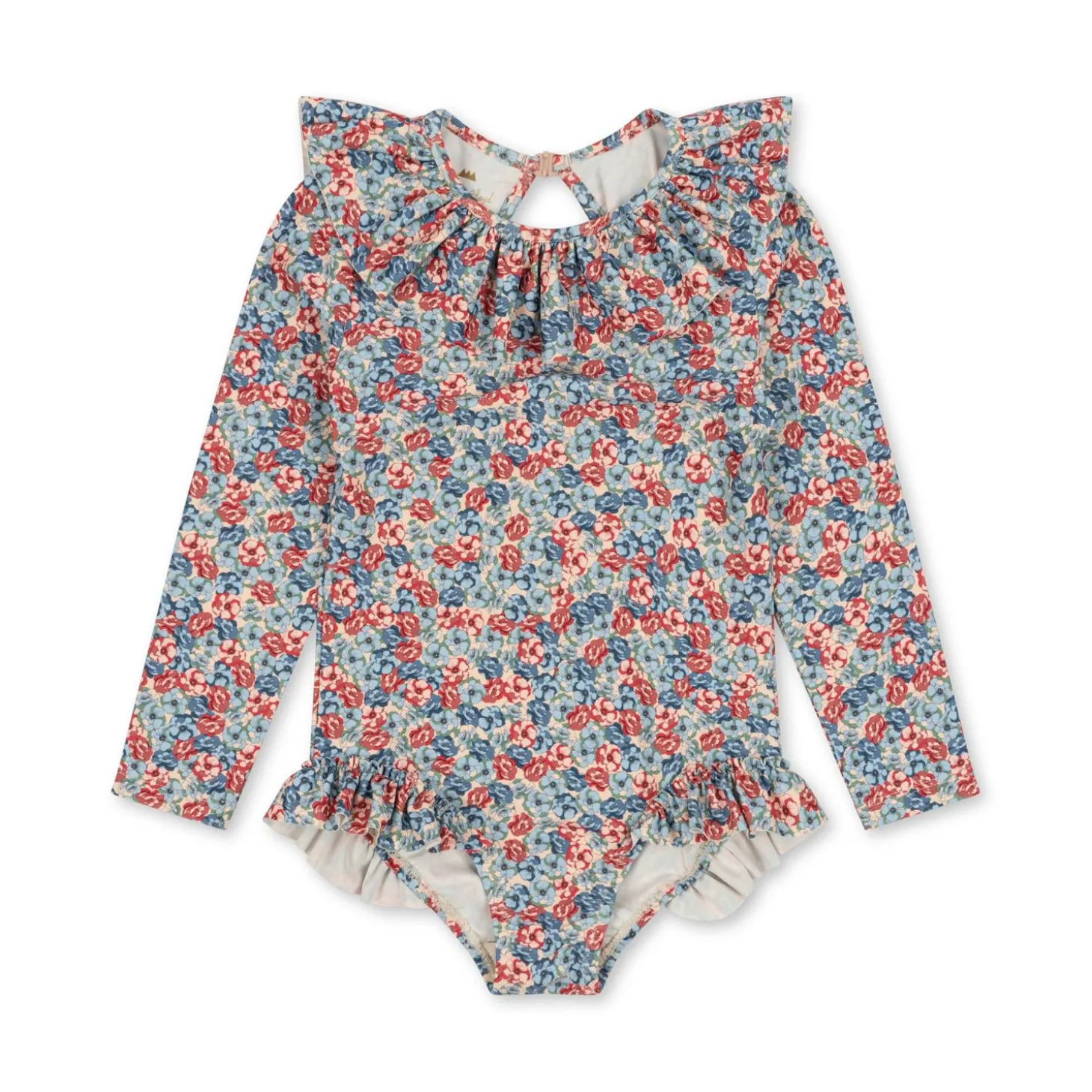 Konges Sløjd Manuca Ls Badedragt - Rosie Blue*Born Badedragter & Bikinis