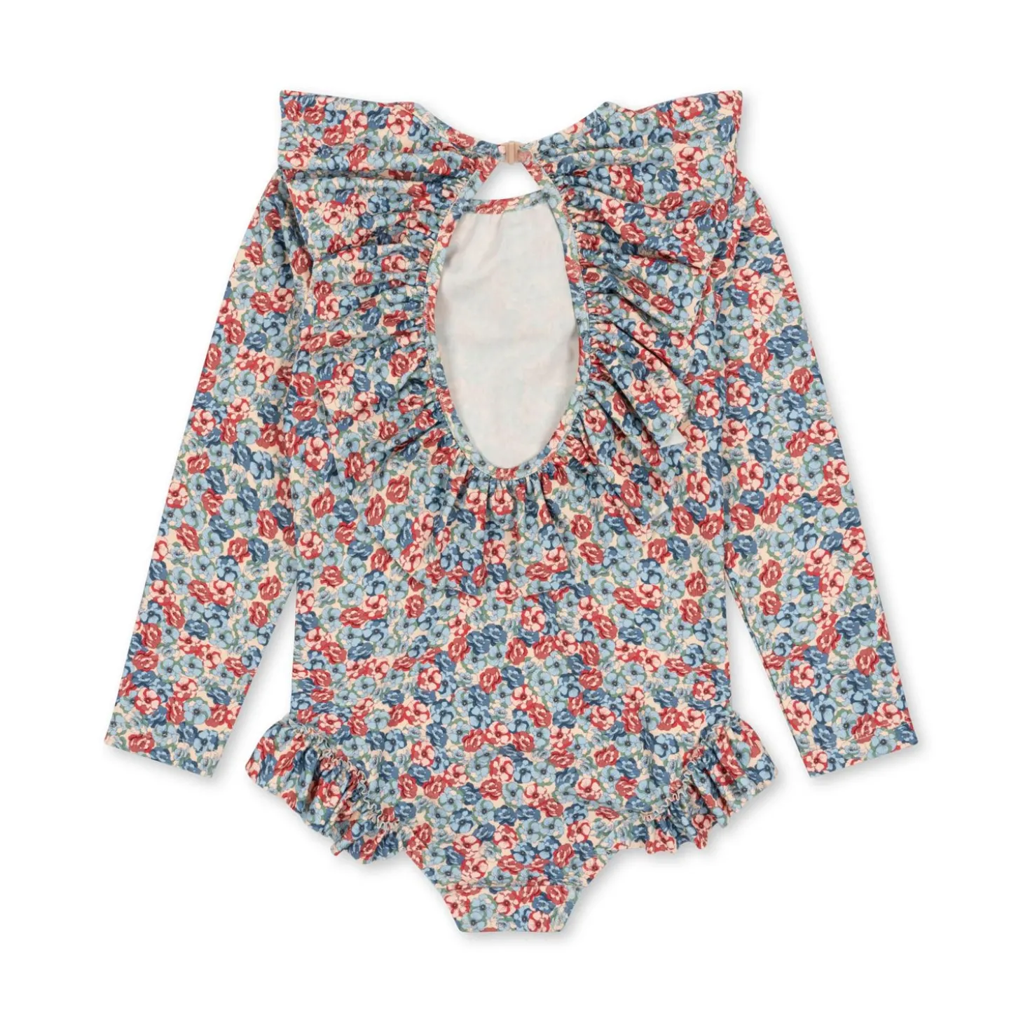 Konges Sløjd Manuca Ls Badedragt - Rosie Blue*Born Badedragter & Bikinis