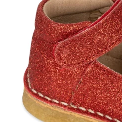 Konges Sløjd Minnie Coeur Glitter Shoes - Christmas Red*Born Sandaler
