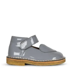 Konges Sløjd Minnie Coeur Patent Shoes - Quarry Blue*Born Sandaler
