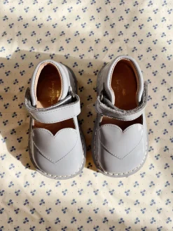 Konges Sløjd Minnie Coeur Patent Shoes - Quarry Blue*Born Sandaler