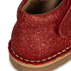 Konges Sløjd Minnie Glimmersko Med Hjerte - Christmas Red*Born Sko & Sneakers