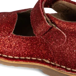Konges Sløjd Minnie Glimmersko Med Hjerte - Christmas Red*Born Sko & Sneakers