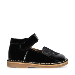 Konges Sløjd Minnie Sko I Lakeret Laeder Med Hjerte - Black*Born Sko & Sneakers