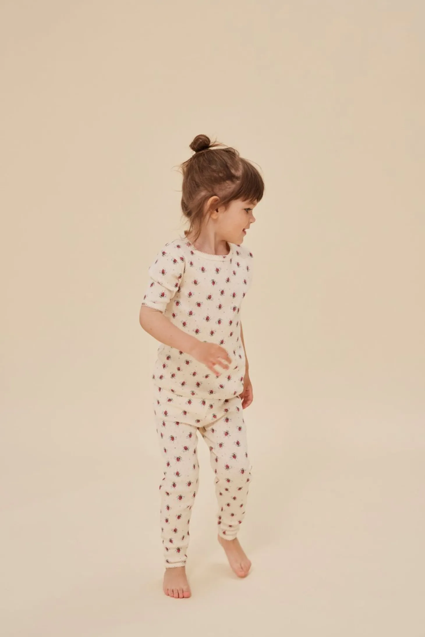 Konges Sløjd Minnie Ss Bluse - Vita Rosa Mini*Born Overdele