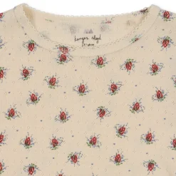Konges Sløjd Minnie Ss Bluse - Vita Rosa Mini*Born Overdele