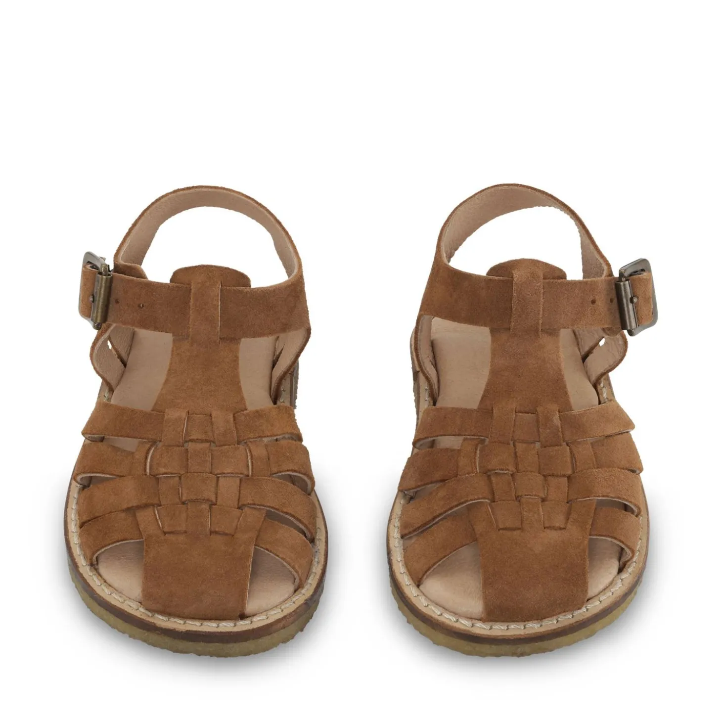 Konges Sløjd Minou Remsandaler I Ruskind - Cognac*Born Sandaler