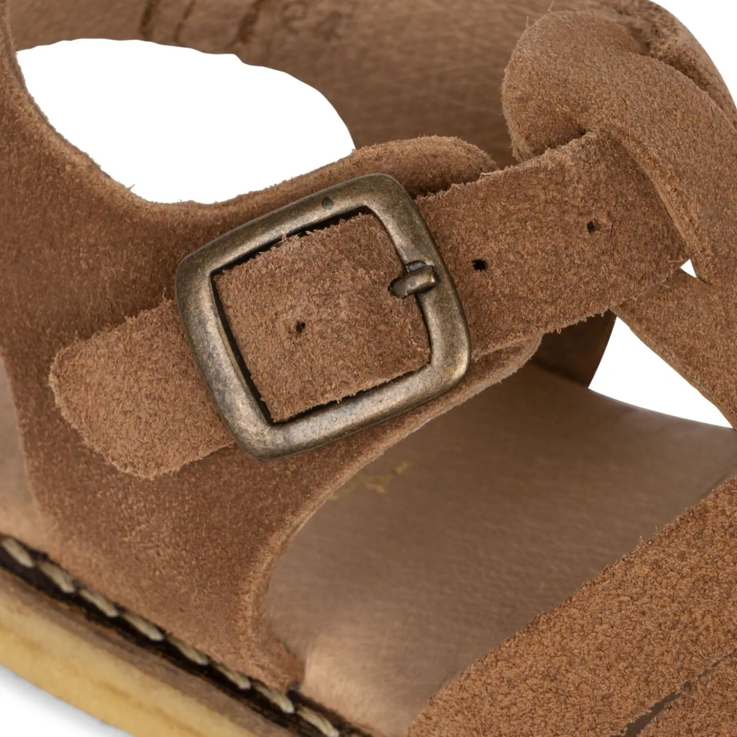 Konges Sløjd Minou Remsandaler I Ruskind - Cognac*Born Sandaler