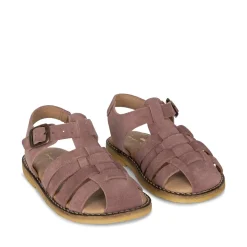 Konges Sløjd Minou Strap Sandals Suede - Brown Rose*Born Sandaler