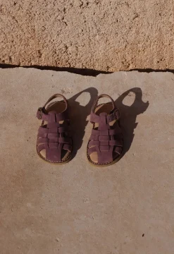 Konges Sløjd Minou Strap Sandals Suede - Brown Rose*Born Sandaler