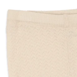 Konges Sløjd Minu Striksaet Med Hulmonster Gots - White Swan*Born Cardigans