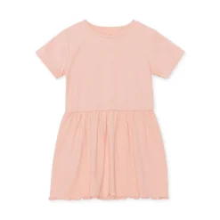 Konges Sløjd Niroli Kortaermet Kjole - Peach Melba*Born Kjoler & Nederdele