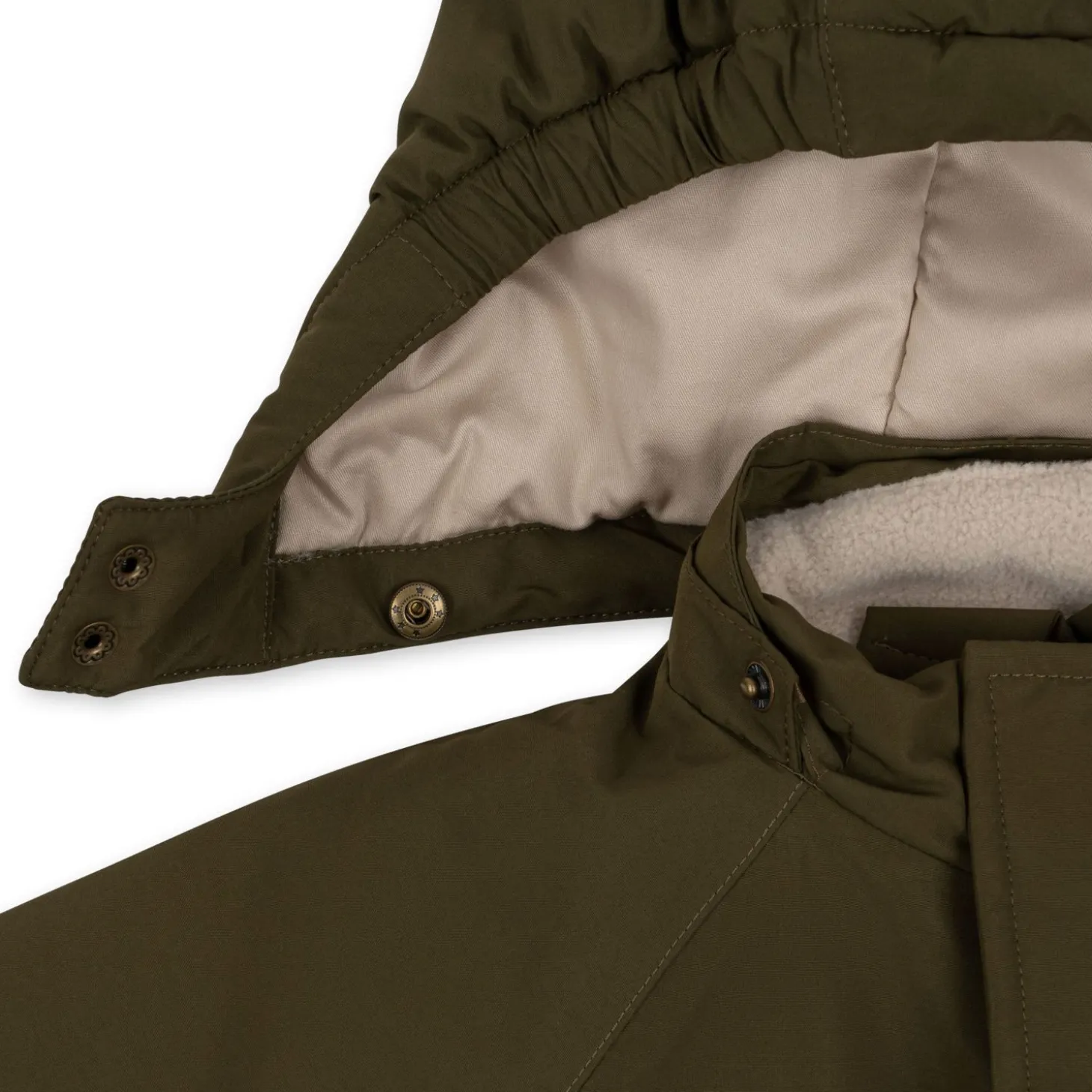 Konges Sløjd Nohr Flyverdragt Solid - Dark Olive*Born Flyverdragter