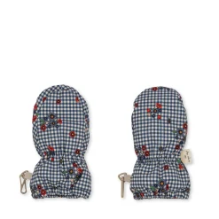 Konges Sløjd Nutti Baby Dunvanter - Blossom Check*Born Vinter-Accessories