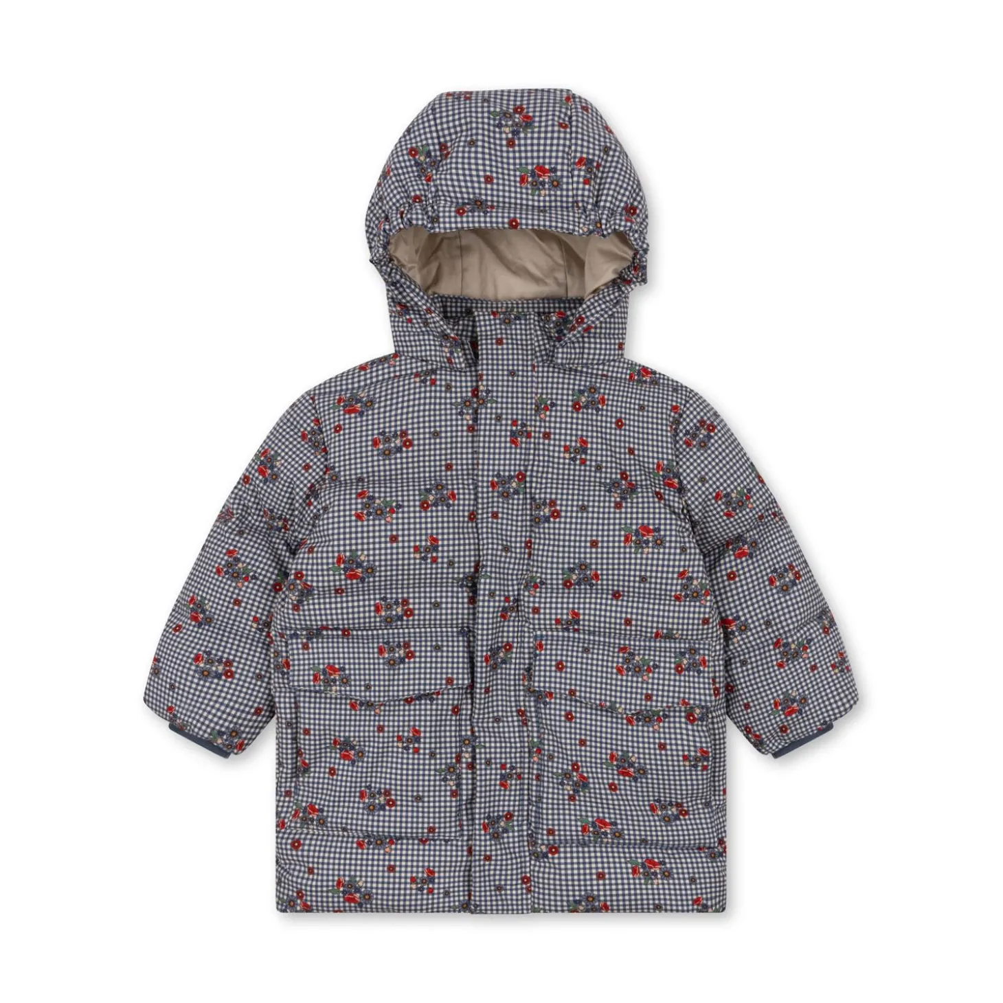Konges Sløjd Nutti Dunjakke - Blossom Check*Born Jakker