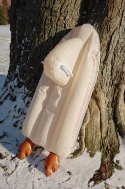 Konges Sløjd Oppustelig Snescooter - Cream Off White* Aktivitetslegetøj