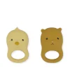 Konges Sløjd 2-Pak Bidering - Chicken/Bear* Bideringe