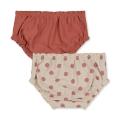 Konges Sløjd 2-Pak Collette Bikiniunderdel Til Baby - Dot Rose*Born Badebukser & Bluser