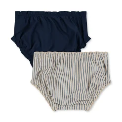 Konges Sløjd 2-Pak Collette Bikiniunderdel Til Baby - Blue Stripe*Born Badebukser & Bluser