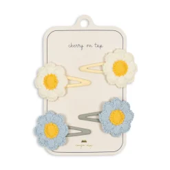 Konges Sløjd 4-Pak Daisy Harspaender - Daisy*Born Haraccessories
