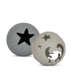 Konges Sløjd 2-Pak Dino-Aktivitetsbolde - Quarry Blue Mix* Aktivitetslegetøj