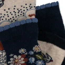 Konges Sløjd 2-Pak Flower Sokker Med Jacquardmonster - Flower*Born Sokker & Undertøj