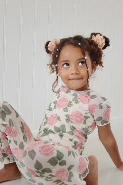 Konges Sløjd 2-Pak Harspaende Med Blomst - Brazilian Sand*Born Haraccessories