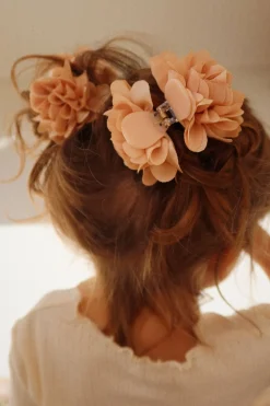 Konges Sløjd 2-Pak Harspaende Med Blomst - Brazilian Sand*Born Haraccessories