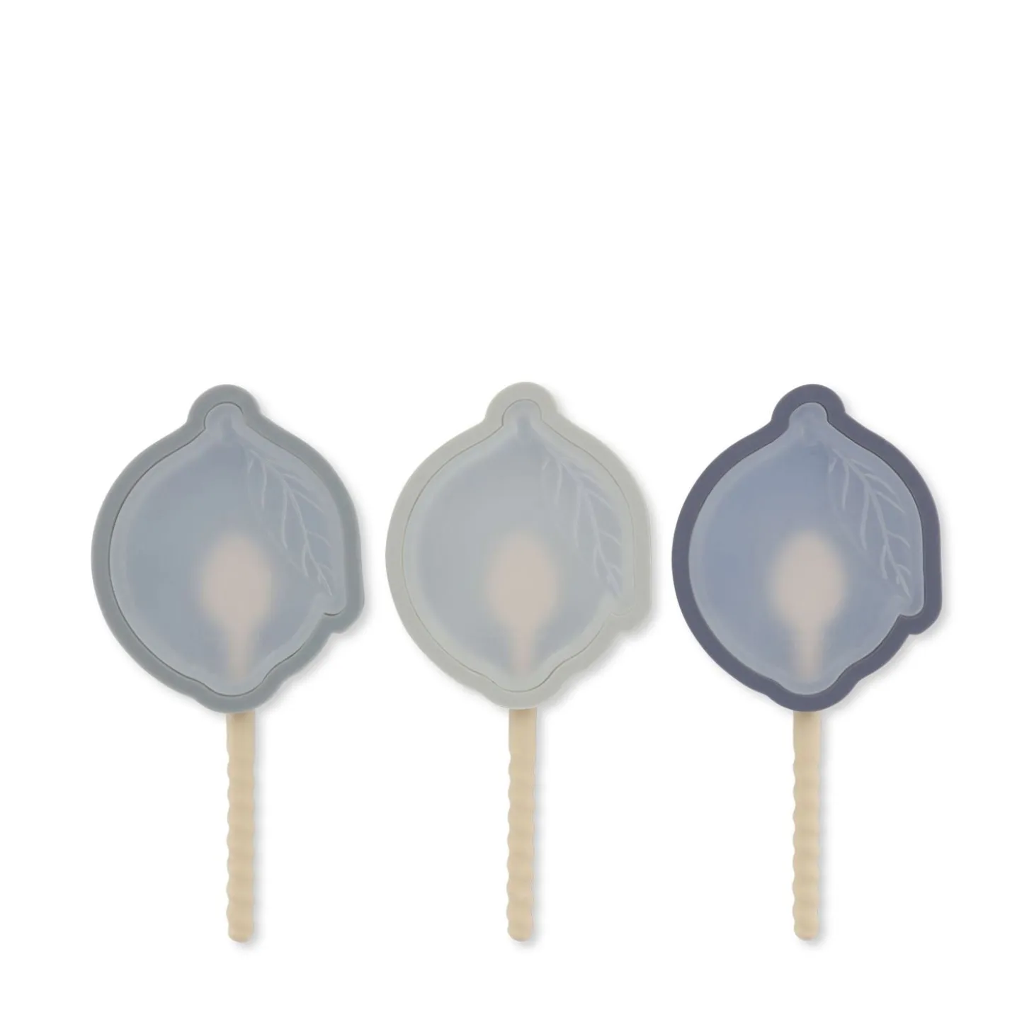 Konges Sløjd 3-Pak Isforme Citron - Blue Mix* Silikoneforme & Koleelementer