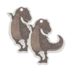 Konges Sløjd 12-Pak Til-Og-Fra-Kort, - Dino* Dekoration & Indretning