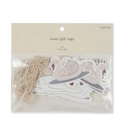 Konges Sløjd 12-Pak Til-Og-Fra-Kort, - Swan* Dekoration & Indretning