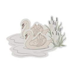 Konges Sløjd 12-Pak Til-Og-Fra-Kort, - Swan* Dekoration & Indretning