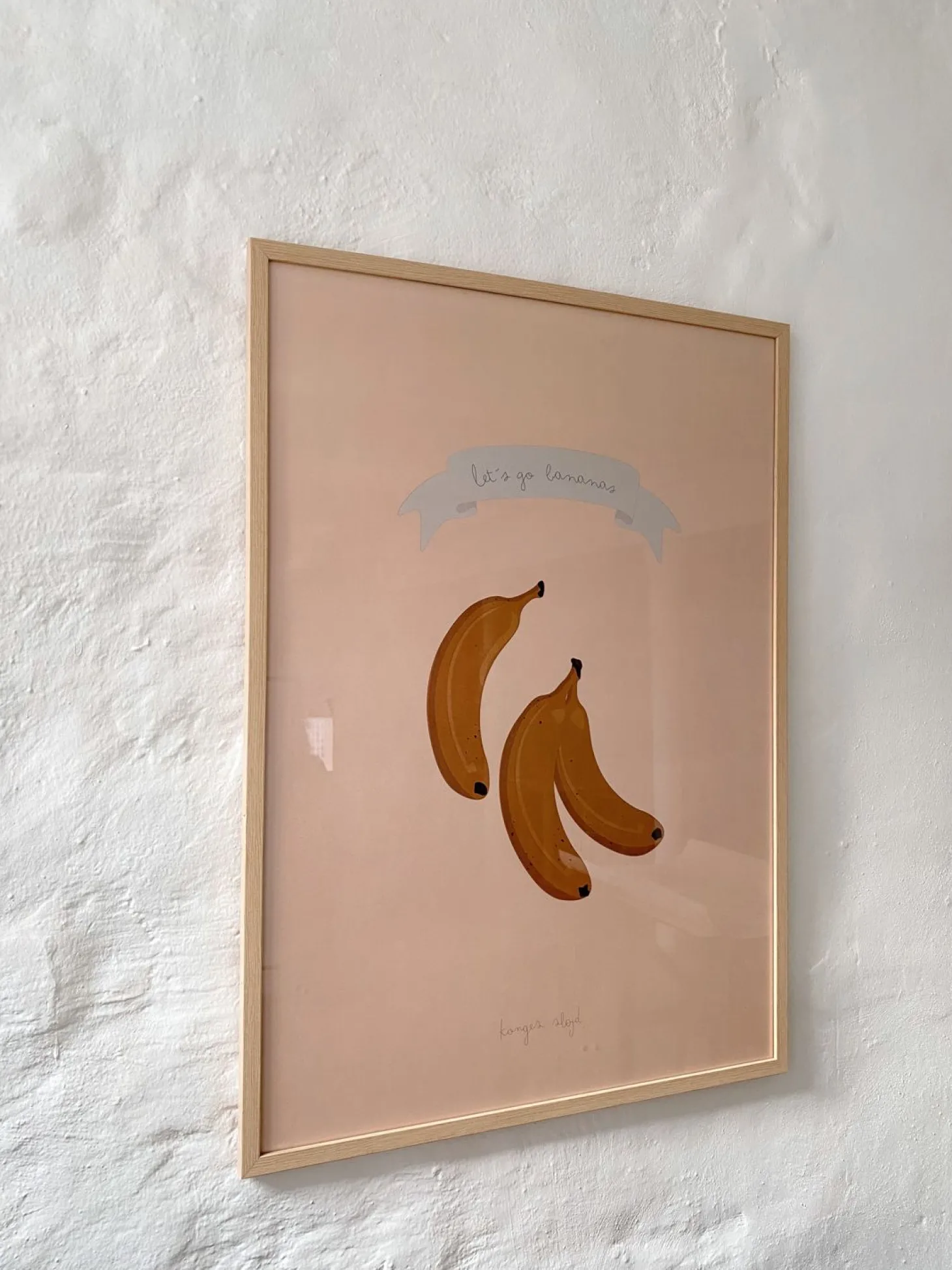 Konges Sløjd Plakat - Let'S Go Bananas* Dekoration & Indretning