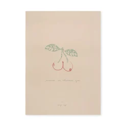 Konges Sløjd Plakat A3 - Cherry* Dekoration & Indretning