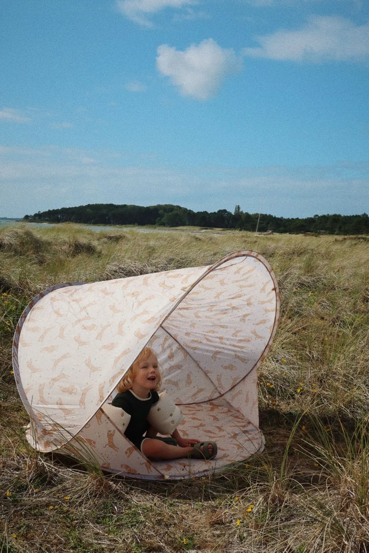 Konges Sløjd Pop-Op-Strandtelt Anti-Uv 50+ - Tiger* Strandtelt