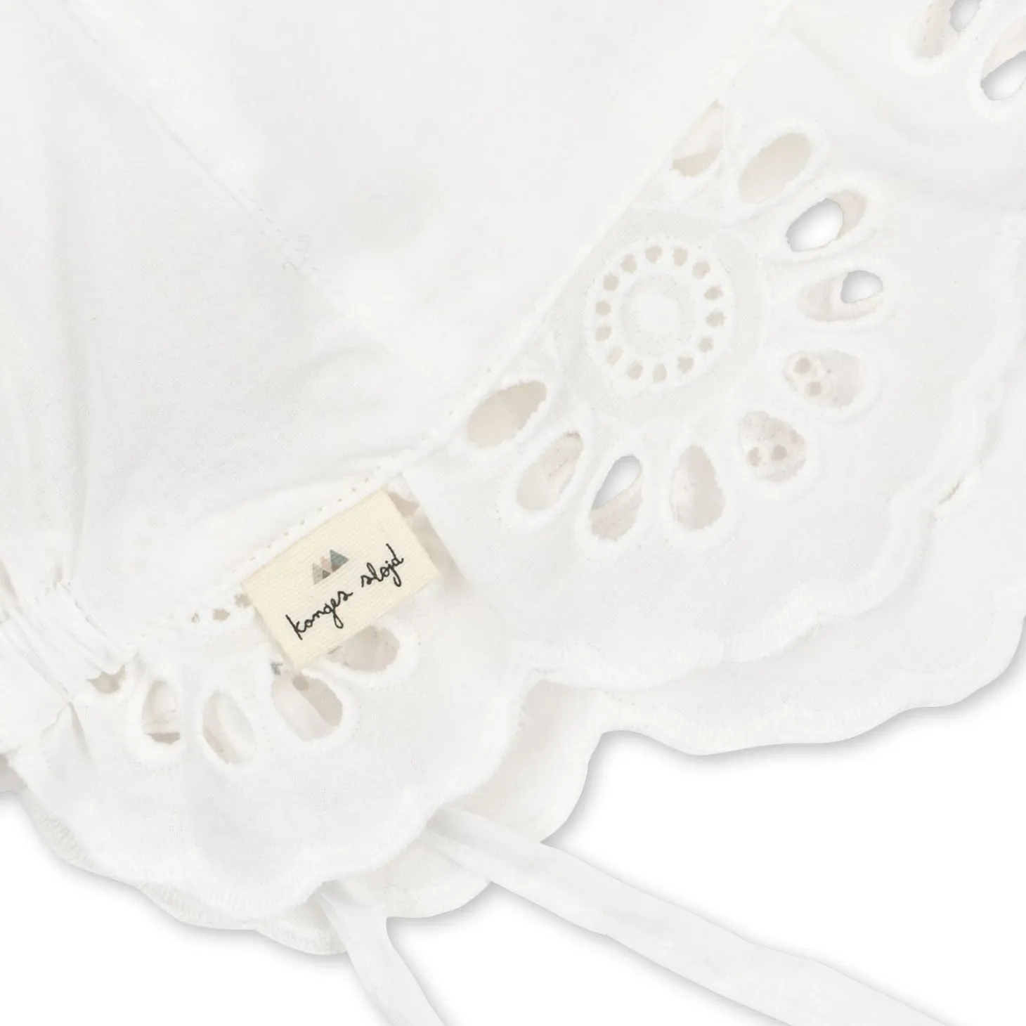Konges Sløjd Posey Kyse - Optic White*Born Hatte & Huer