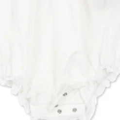 Konges Sløjd Posey Romper - Optic White*Born Heldragter