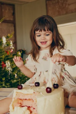 Konges Sløjd Pow Kjole - Christmas Teddy*Born Kjoler & Nederdele