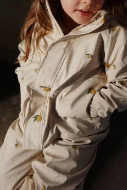 Konges Sløjd Rainy Palme Saet - Lemon*Born Regntøj
