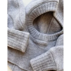 Konges Sløjd Saga Fleece Elefanthue - Grey Melange*Born Hatte & Huer