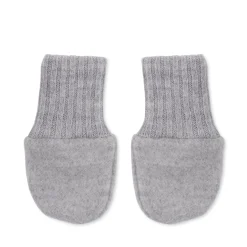 Konges Sløjd Saga Fleece Luffer - Grey Melange*Born Vinter-Accessories