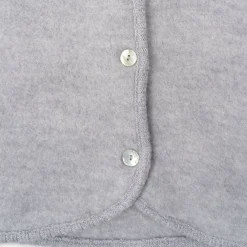 Konges Sløjd Saga Fleececardigan - Grey Melange*Born Cardigans