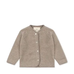 Konges Sløjd Saga Fleececardigan - Oat Melange*Born Cardigans